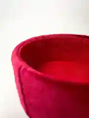 Красный тюбетейка женская с ободком