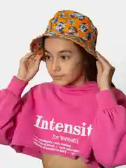 Панама для девочки, мальчика с принтом для подростка, от 12 до 18 лет