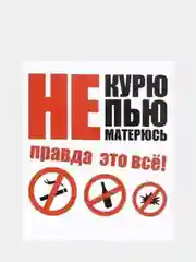 Наклейки на автомобиль: Главный на дороге, Еду на автопилоте, Всё путем, Не матерюсь