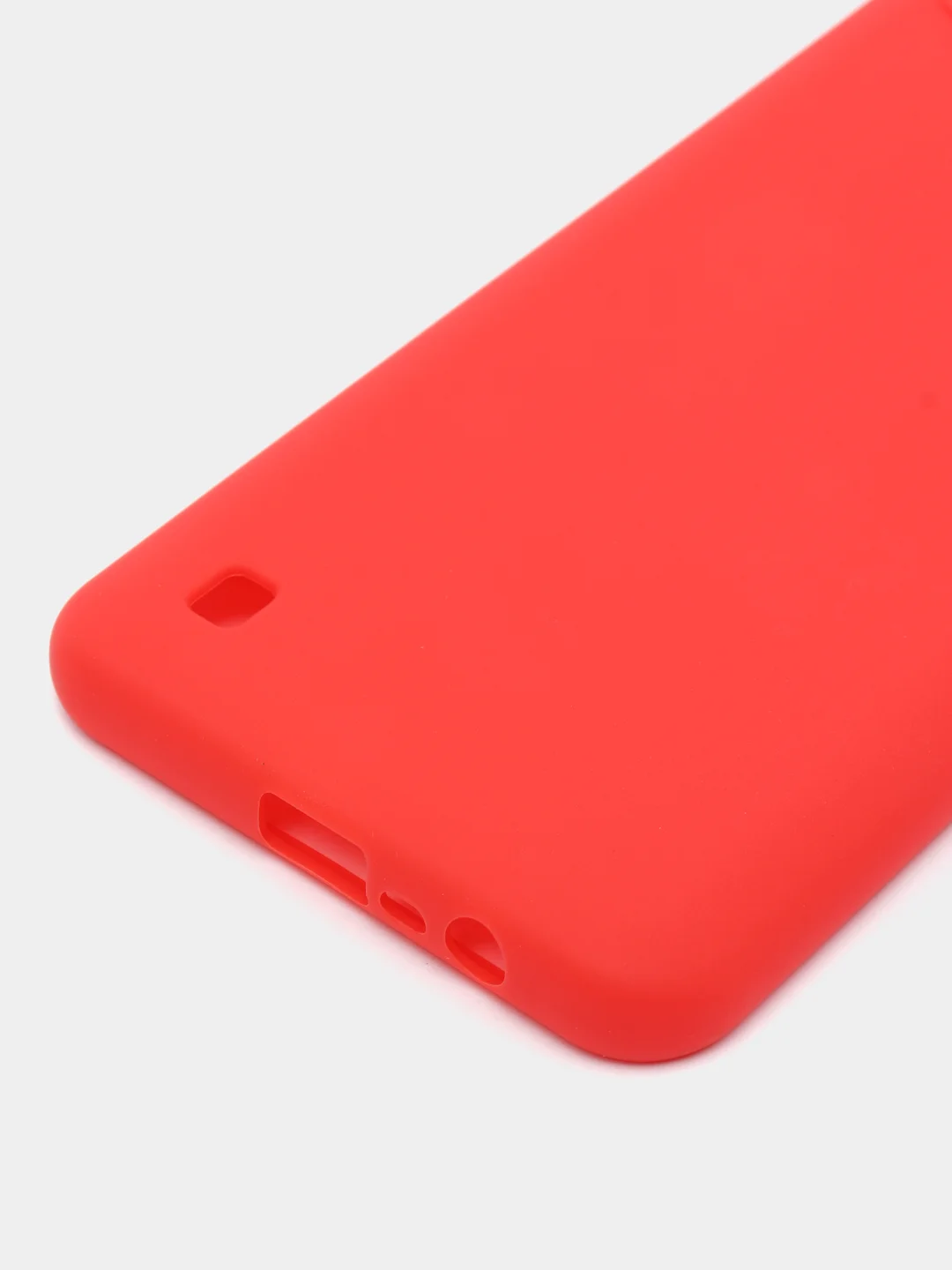 Красный чехол для Realme C21 силиконовый матовый, цветной