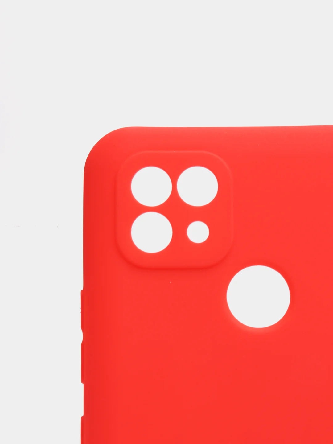 Красный чехол для Realme C21 силиконовый матовый, цветной