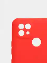 Красный чехол для Realme C21 силиконовый матовый, цветной