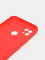 Красный чехол для Realme C21 силиконовый матовый, цветной
