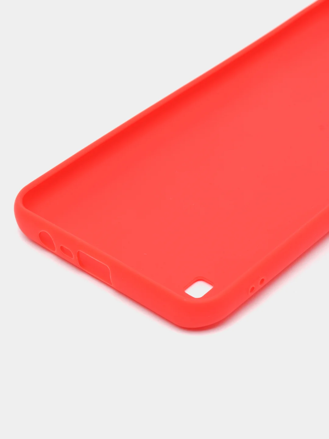 Красный чехол для Realme C21 силиконовый матовый, цветной