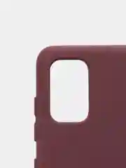 Пурпурный чехол Silicone Cover для Samsung Galaxy A41, Самсунг Галакси А41 силиконовый