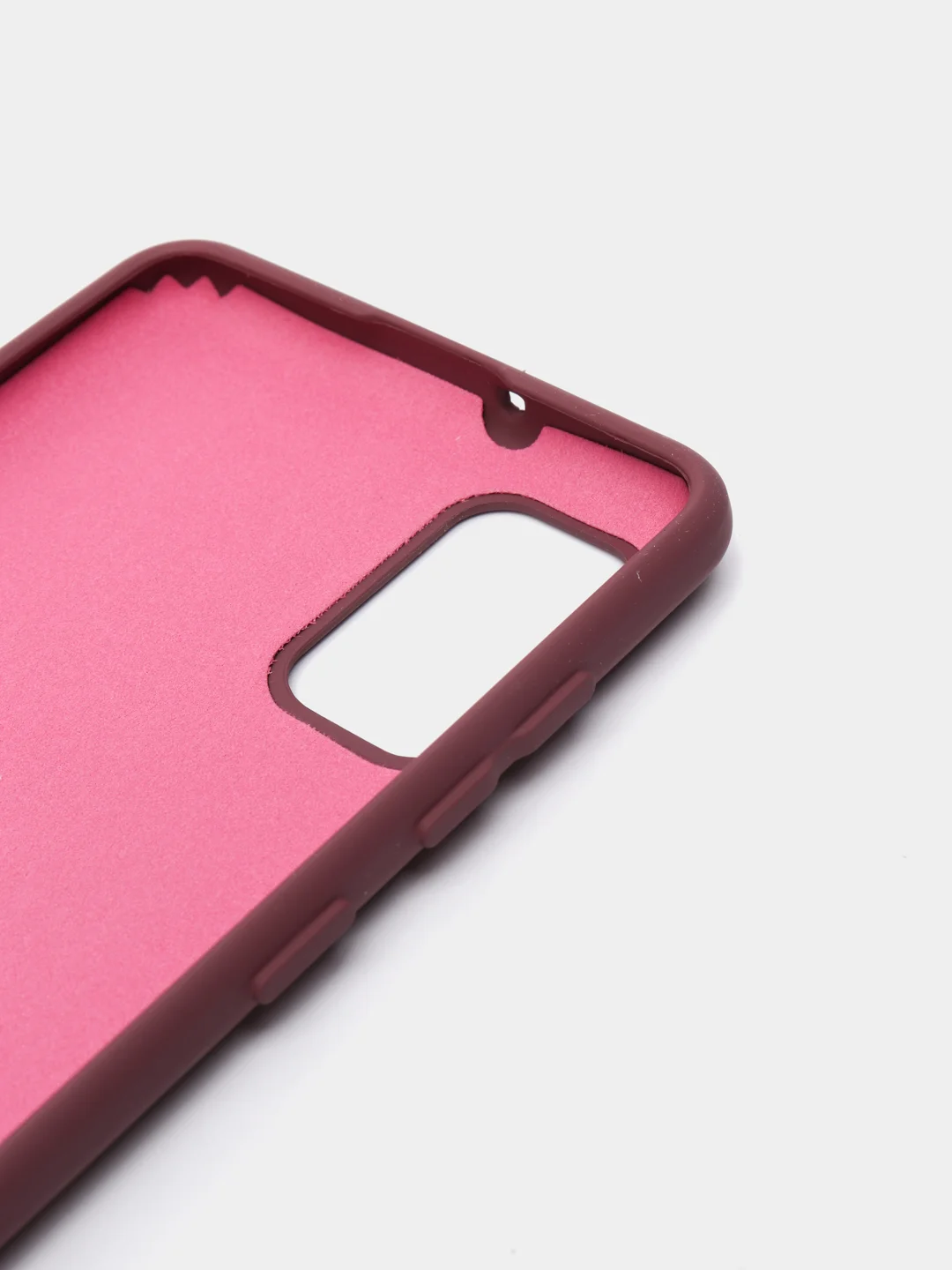 Пурпурный чехол Silicone Cover для Samsung Galaxy A41, Самсунг Галакси А41 силиконовый
