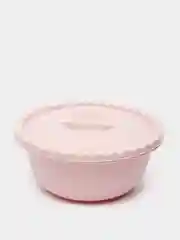 Коралловый салатник / миска круглая с крышкой 3л/5л IDEA