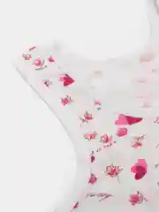 Конфетный комплект х/б белья для девочки, майка и трусы