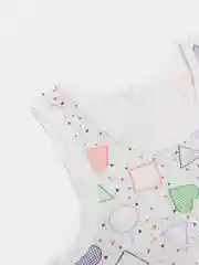 Конфетный комплект х/б белья для девочки, майка и трусы