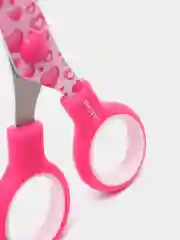 Ножницы BRAUBERG "Kid Series", 130 мм, с цветной печатью "Сердечки"