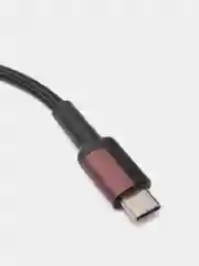 Красный кабель быстрой зарядки для ноутбуков Type-C=Type-C 60w QC4.0 /PD