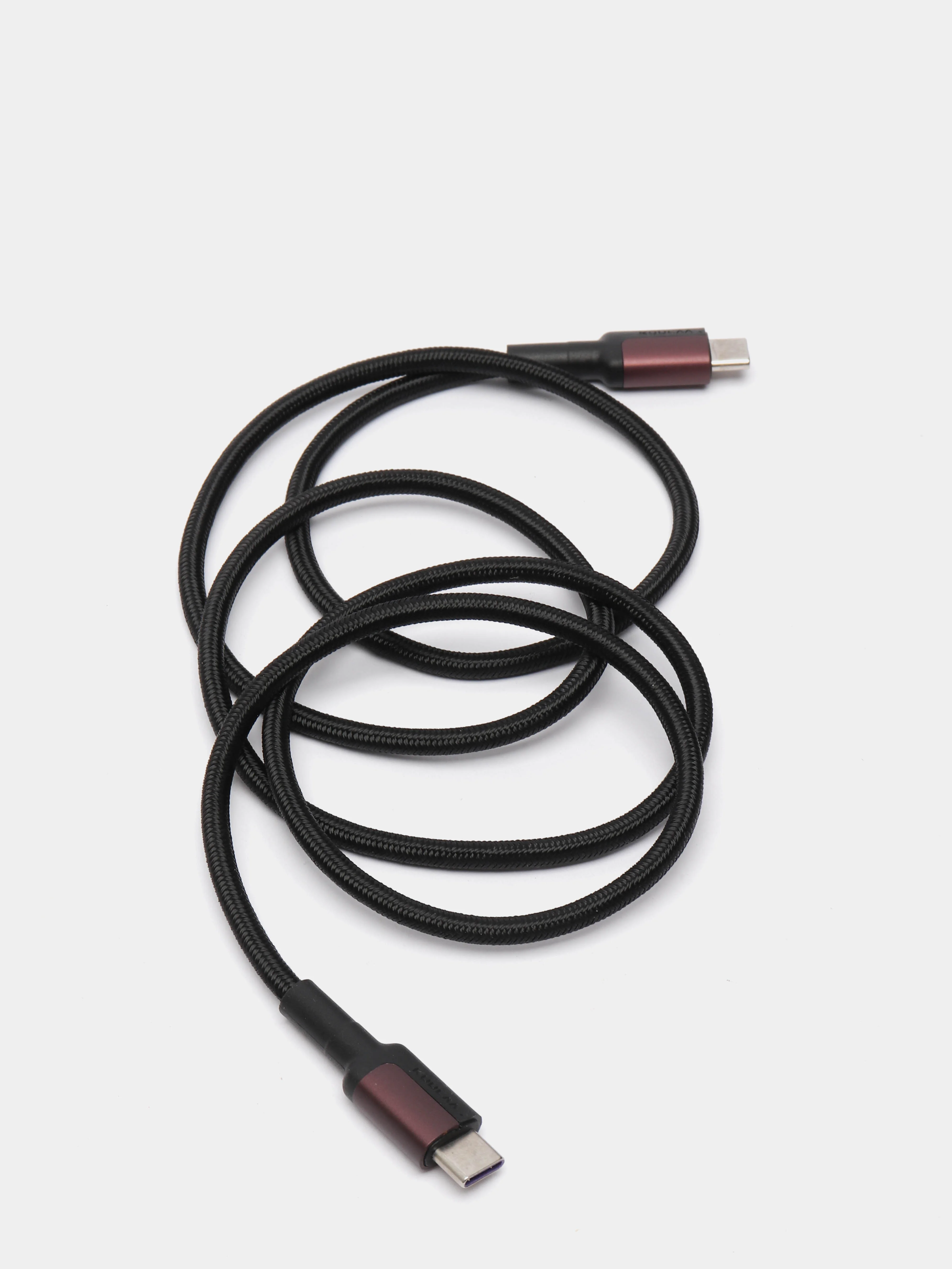 Красный кабель быстрой зарядки для ноутбуков Type-C=Type-C 60w QC4.0 /PD