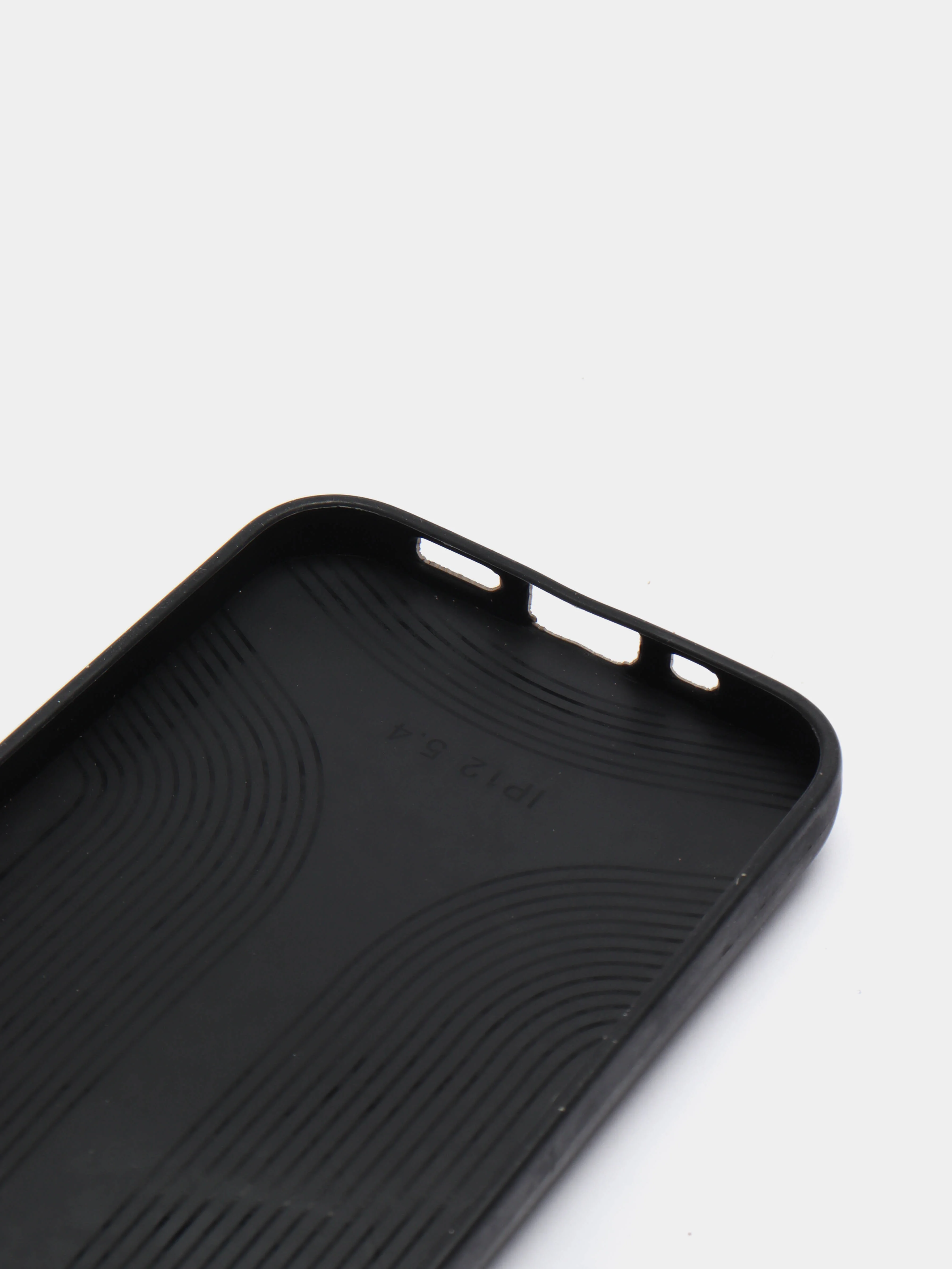 Чехол iPhone 12 mini (5.4) силиконовый под кожу с кольцом