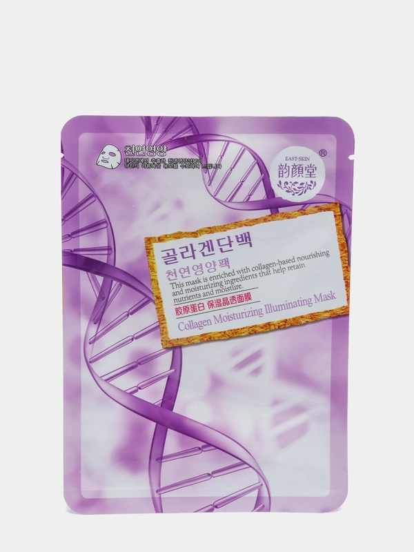 Тканевая коллагеновая маска 3D Natural Nurishing Facial Mask Collagen