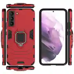 Чехол противоударный с кольцом-держателем на Samsung Galaxy S22+ (Plus) Самсунг С22 +