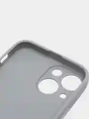 Серый чехол iPhone 11 14 13 12 Pro Mini Plus XR 7 8 SE 2020 силиконовый (Айфон ХР Про Мини Плюс)