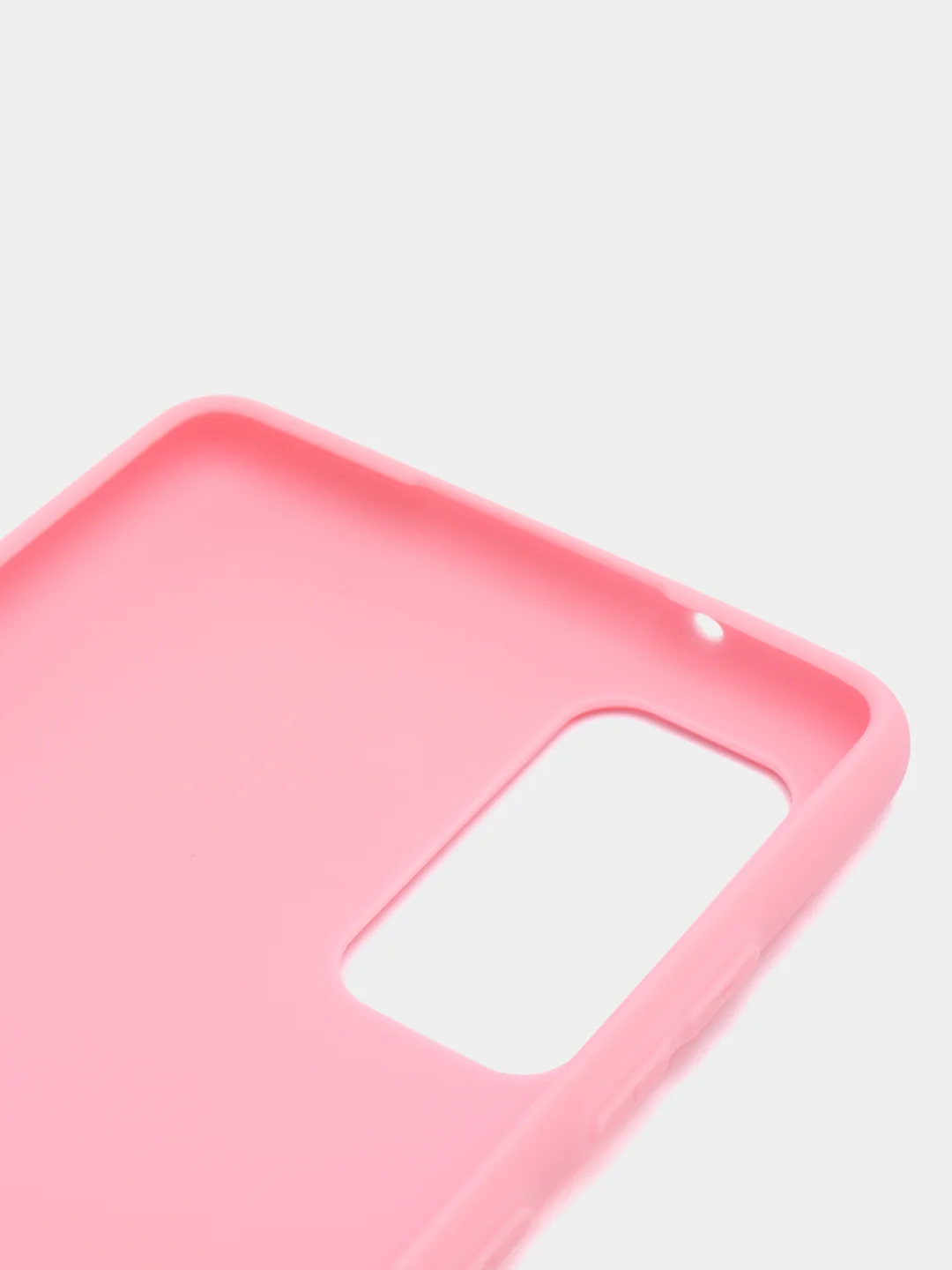 Розовый чехол на Samsung Galaxy S20 FE / Самсунг Галакси С20 ФЕ, Fan Edition, силиконовый, цветной
