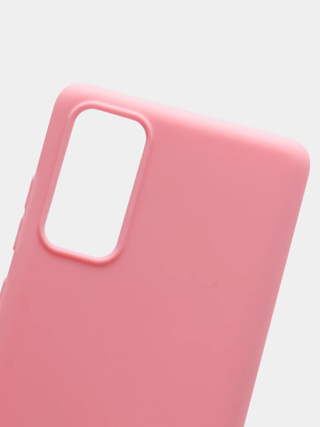 Розовый чехол на Samsung Galaxy S20 FE / Самсунг Галакси С20 ФЕ, Fan Edition, силиконовый, цветной