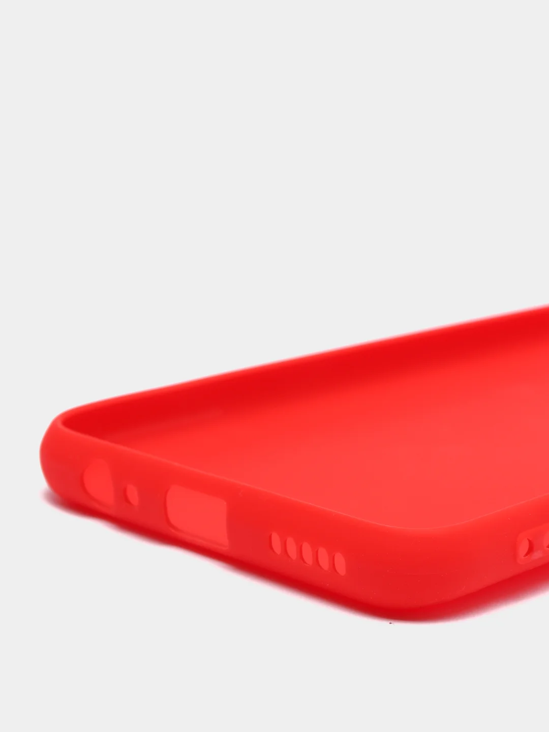 Красный чехол Huawei Honor 10X Lite (Хонор 10Х Лайт), силиконовый, цветной, матовый