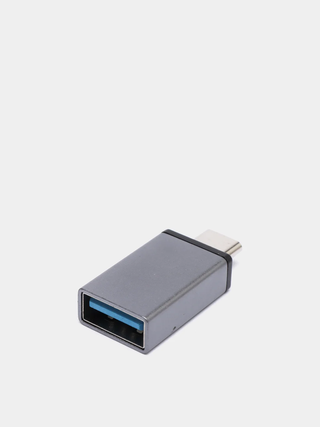 Серый otg адаптер USB Type-C - USB 3.0
