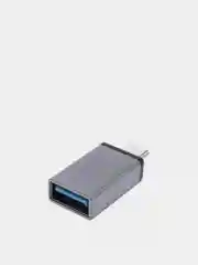Серый otg адаптер USB Type-C - USB 3.0