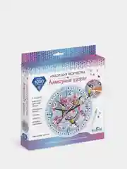 Алмазные узоры. Часы. Весенние трели. 20см арт.06550