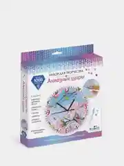 Алмазные узоры "Часы. Пробуждение природы", 20 см