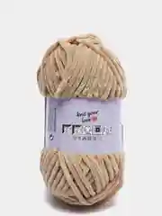 Песочный хаки пряжа Плюшевая YarnArt Dolce 100% Микрополиэстер 100г 120м (Велюровая ЯрнАрт Долче)