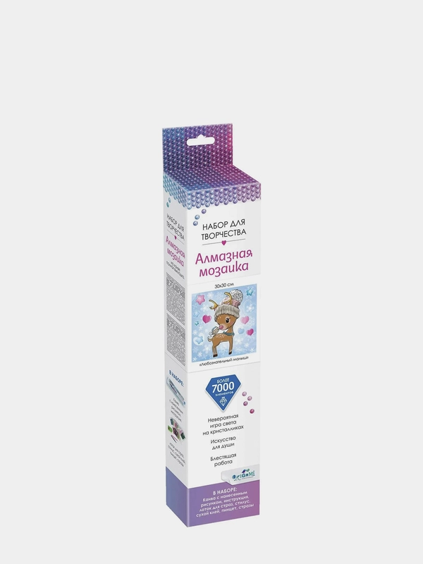 Алмазные узоры "Любознательный малыш", 30*30 см