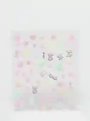 Коралловый меланж слайдеры для дизайна ногтей