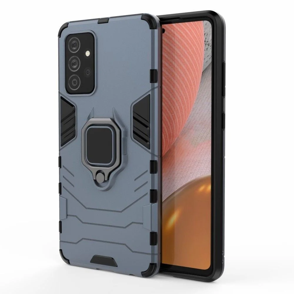 Чехол противоударный с кольцом-держателем на Samsung Galaxy A72 (Самсунг Галакси А72)