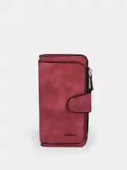 Серый меланж кошелек женский  Baellerry из замшевой экокожи, 10 цветов