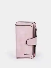 Серый меланж кошелек женский  Baellerry из замшевой экокожи, 10 цветов