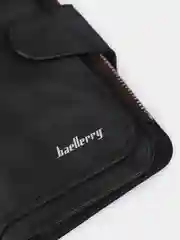 Серый меланж кошелек женский  Baellerry из замшевой экокожи, 10 цветов