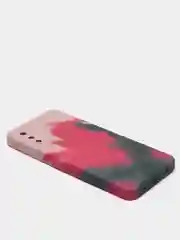 Багровый чехол Samsung Galaxy A02, Самсунг Галакси А02 силиконовый с мягким подкладом