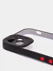 Чехол для iPhone 11 поликарбонат с цветной рамкой и защитой камеры