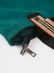 Женская вельветовая сумка-шоппер 6 цветов / Шоппер на молнии через плечо.