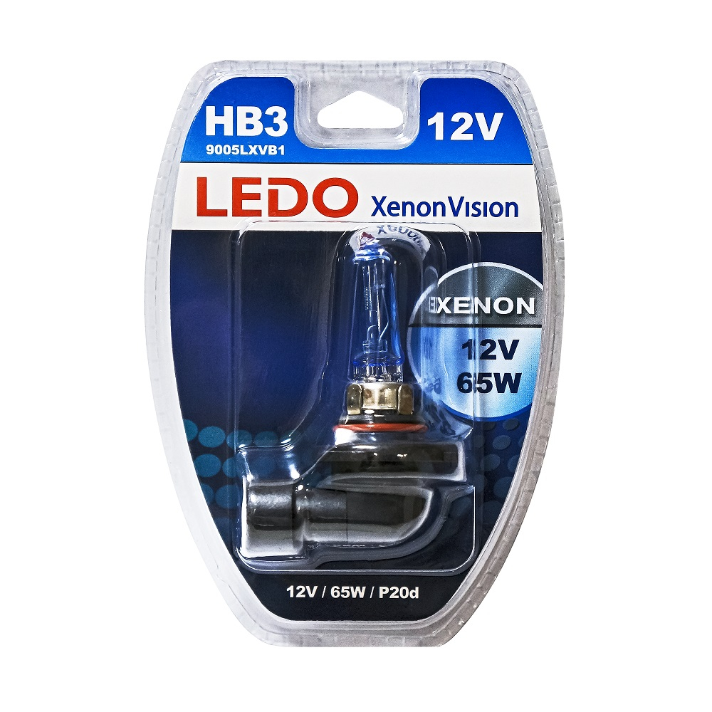 Галогенная авто лампа HB3 LEDO XenonVision 12V: 65W купить по цене 245 ₽ в  интернет-магазине KazanExpress