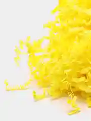 Желтый бумажный наполнитель для подарочных коробок (упаковки) - желтый Неон