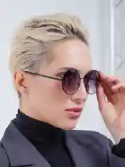 Желтый солнцезащитные очки женские