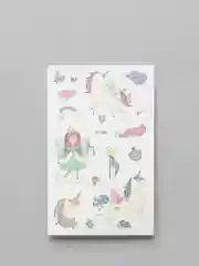 Серебряный татуировки "Единороги, мультяшные животные", 12*7,5 см