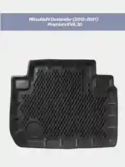 Черный коврики на Mitsubishi Outlander II XL, III, Peugeot 4007 2007-12,Citroen C-Crosser 2007-13