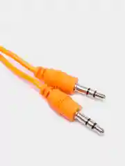 Белый кабель AUX аудио угловой разъем с пружиной
