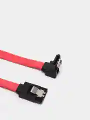 Красный кабель SATA - SATA для подключения жёстких дисков (HDD, SSD) к материнской плате