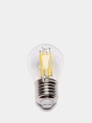 Лампа светодиодная, (9W) 230V E27 4000K прозрачная, LB-509