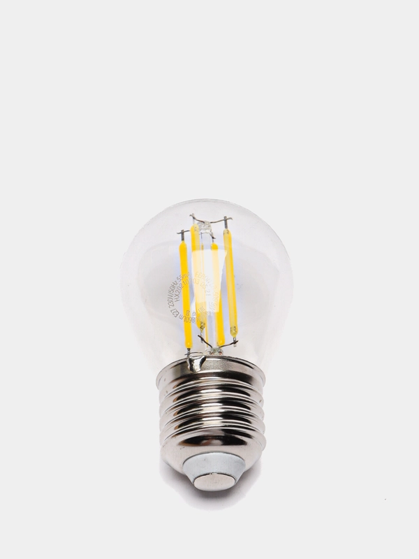 Лампа светодиодная, (9W) 230V E27 4000K прозрачная, LB-509