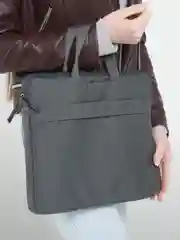 Черный сумка для ноутбука на плечо / Сумка через плечо для документов