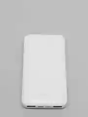 Белый внешний аккумулятор Borofone BJ3 Minimalist 10.000 mAh 2A (2xUSB, Micro-USB/Type-C)