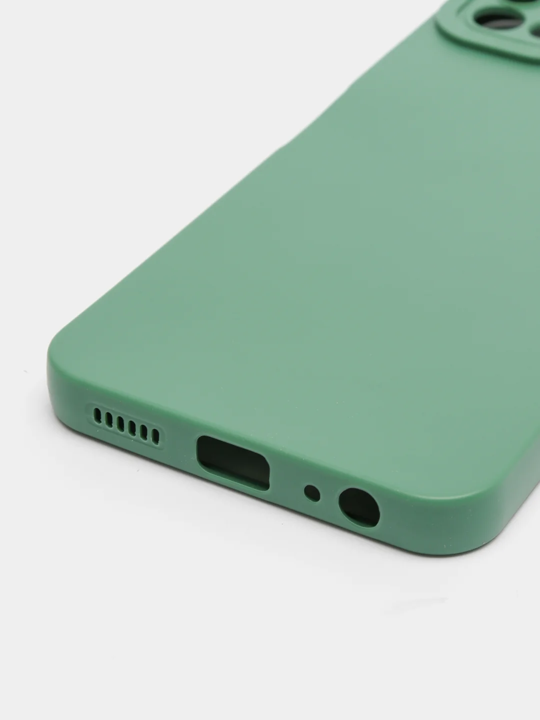 Зеленый чехол для Samsung Galaxy A22s, A22 5G, силиконовый