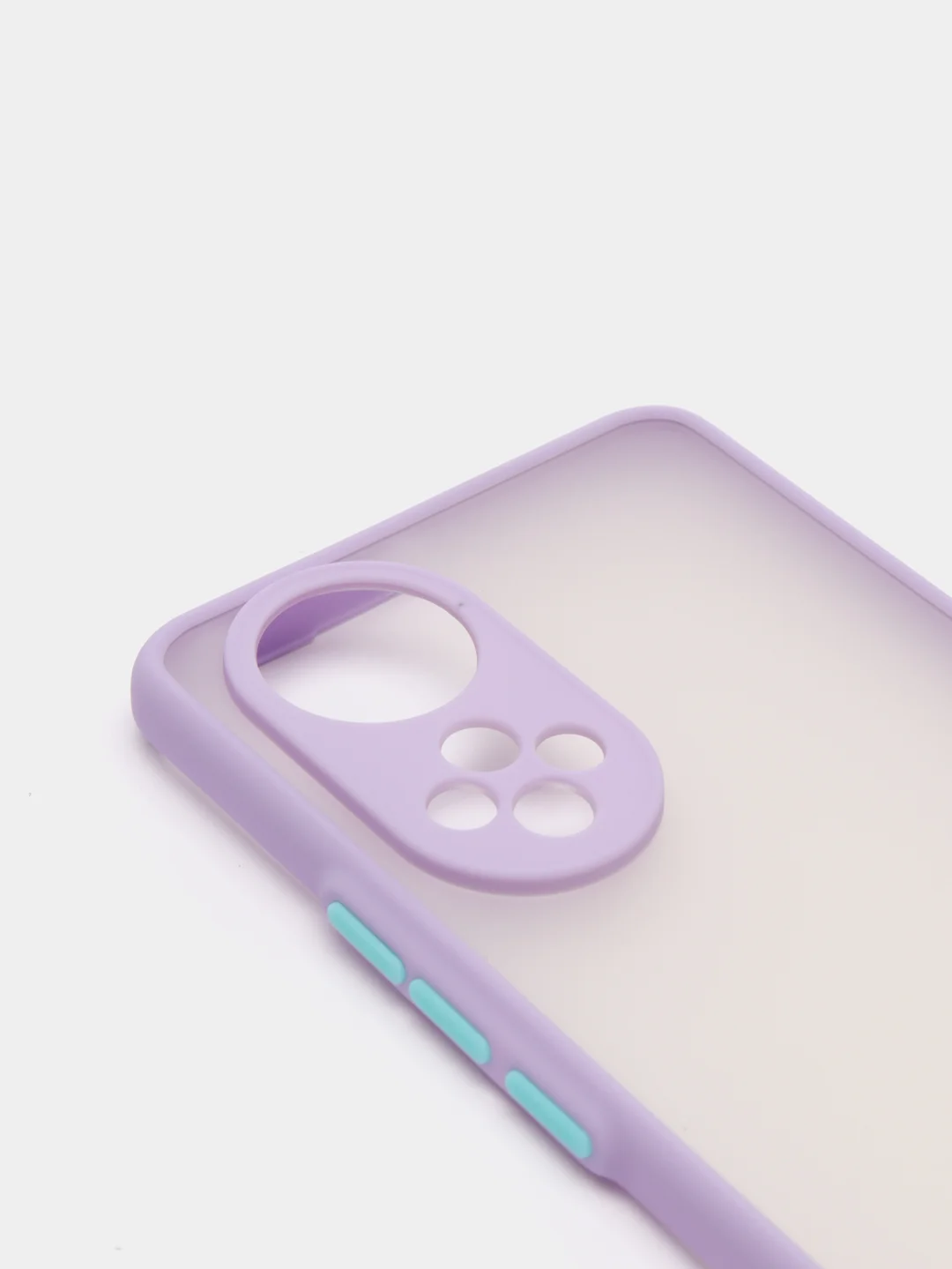 Лавандовый чехол для Honor 50 и Huawei Nova 9, пластиковый, матовый, с цветными кнопками